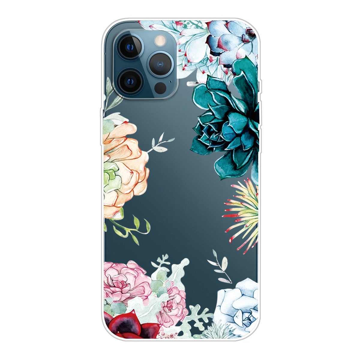 Clear Cute Pattern Printing Design Slim Lightweight Protective Bumper Cover for iPhone 13 Pro Max 6.7 inch