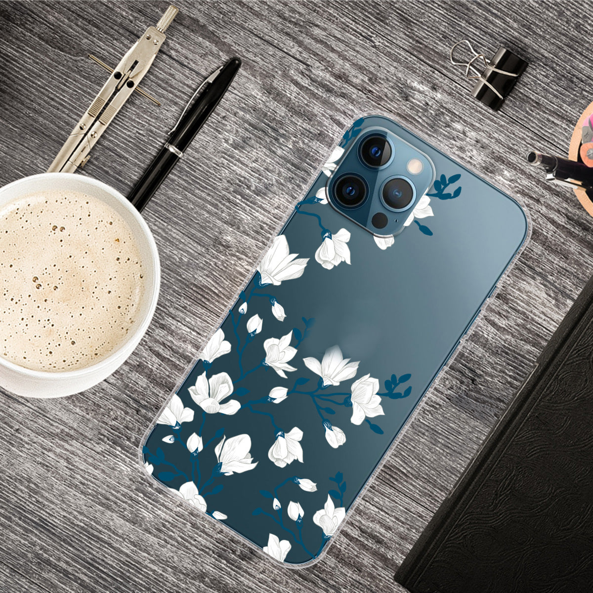 Clear Cute Pattern Printing Design Slim Lightweight Protective Bumper Cover for iPhone 13 Pro Max 6.7 inch