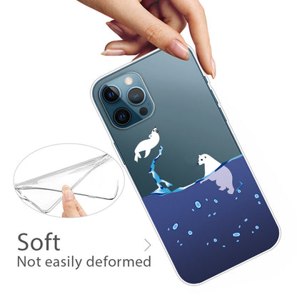 Clear Cute Pattern Printing Design Slim Lightweight Protective Bumper Cover for iPhone 13 Pro Max 6.7 inch