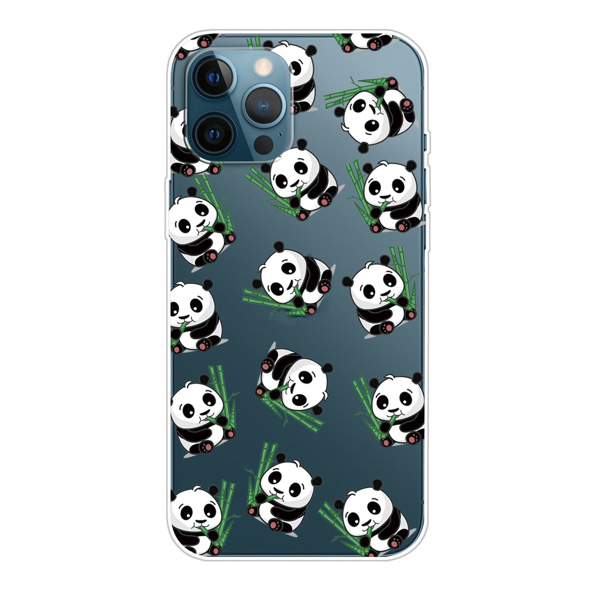 Clear Cute Pattern Printing Design Slim Lightweight Protective Bumper Cover for iPhone 13 Pro Max 6.7 inch