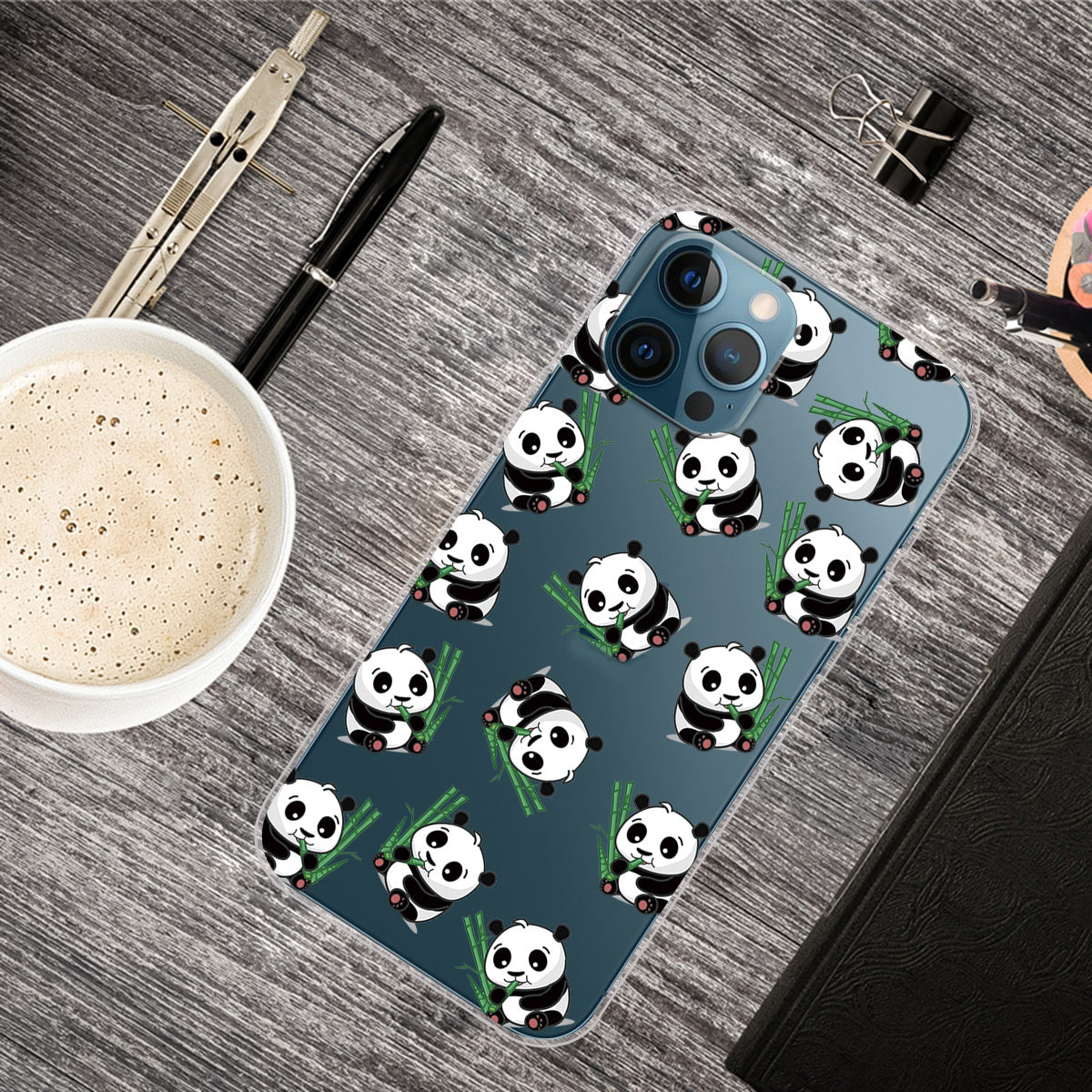 Clear Cute Pattern Printing Design Slim Lightweight Protective Bumper Cover for iPhone 13 Pro Max 6.7 inch