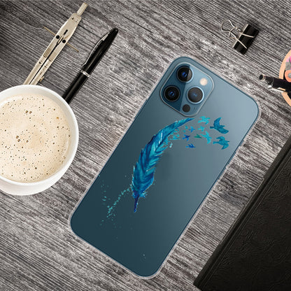 Clear Cute Pattern Printing Design Slim Lightweight Protective Bumper Cover for iPhone 13 Pro Max 6.7 inch