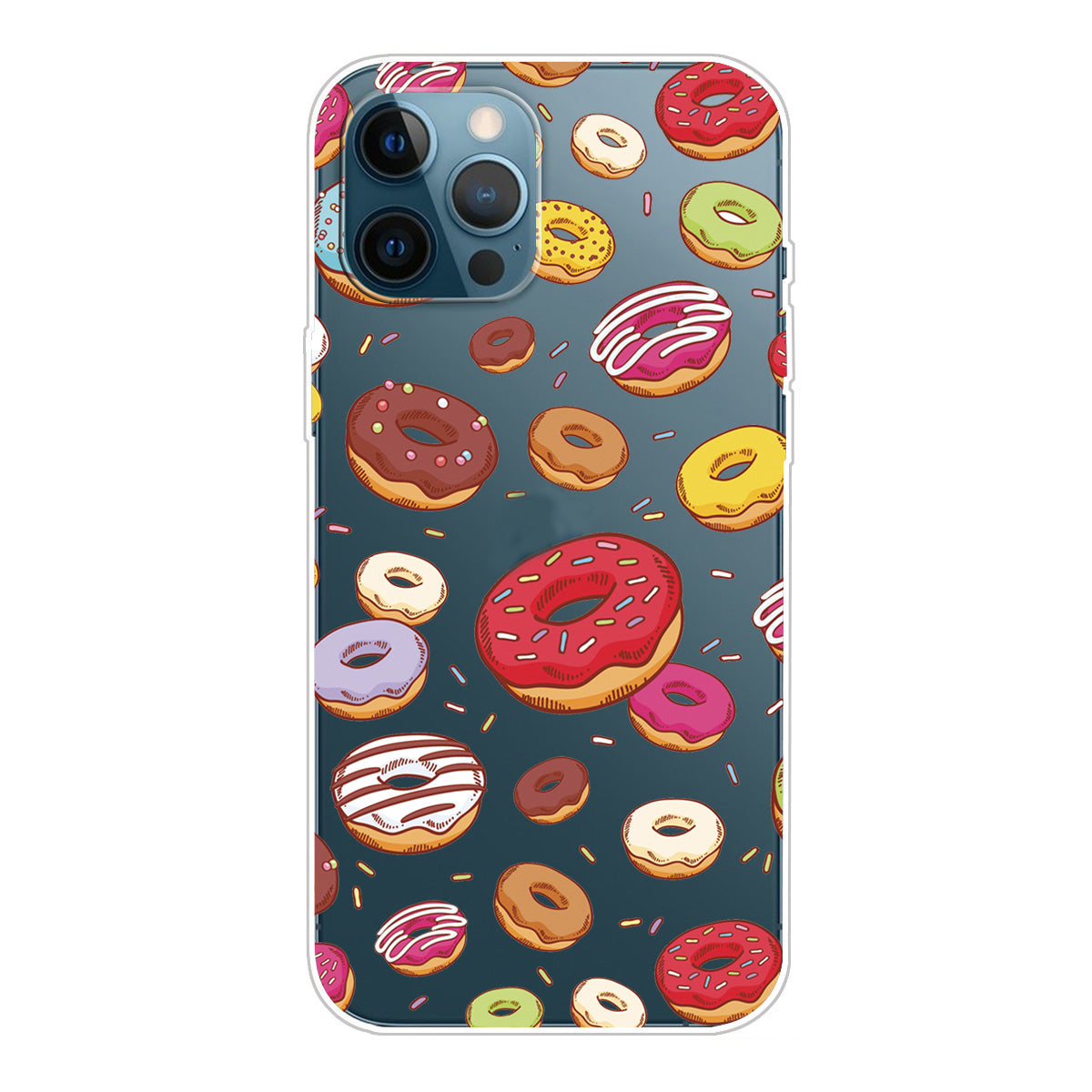 Clear Cute Pattern Printing Design Slim Lightweight Protective Bumper Cover for iPhone 13 Pro Max 6.7 inch