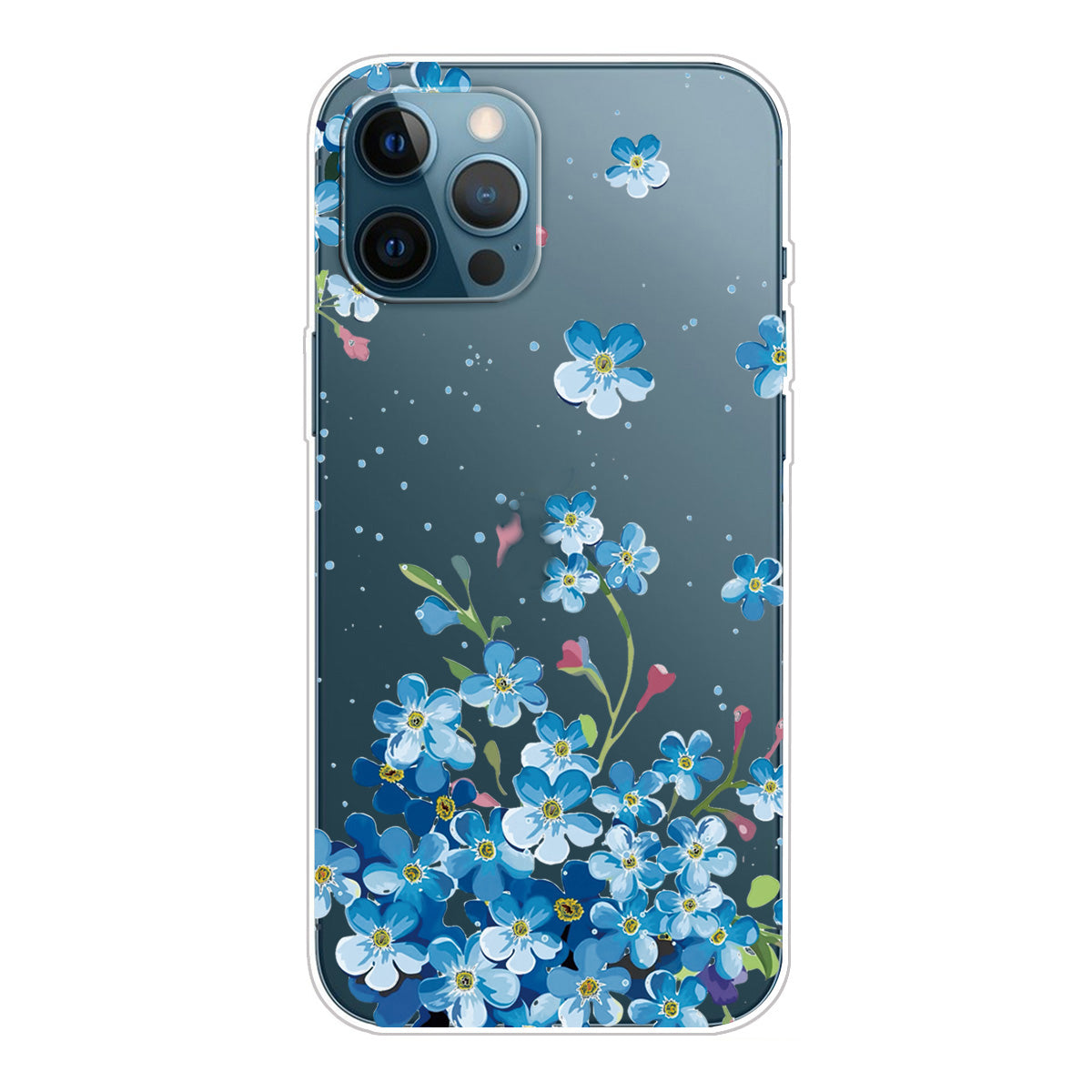 Clear Cute Pattern Printing Design Slim Lightweight Protective Bumper Cover for iPhone 13 Pro Max 6.7 inch