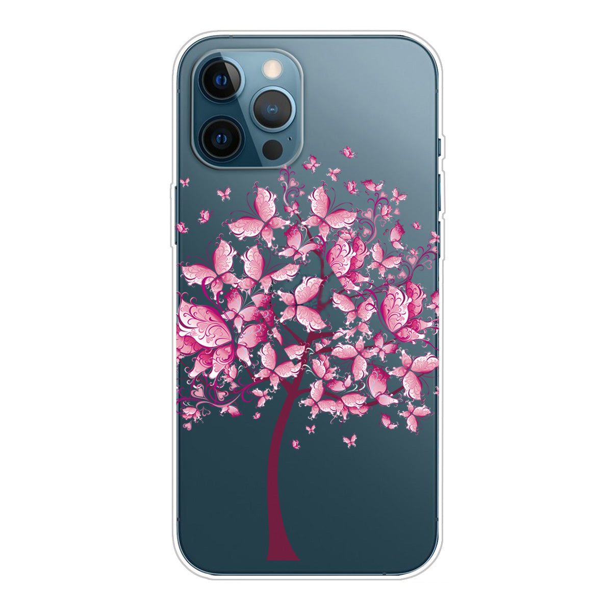 Clear Cute Pattern Printing Design Slim Lightweight Protective Bumper Cover for iPhone 13 Pro Max 6.7 inch