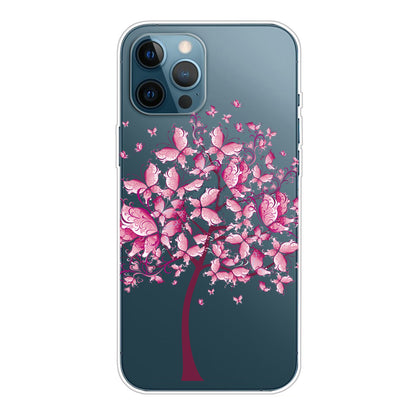 Clear Cute Pattern Printing Design Slim Lightweight Protective Bumper Cover for iPhone 13 Pro Max 6.7 inch