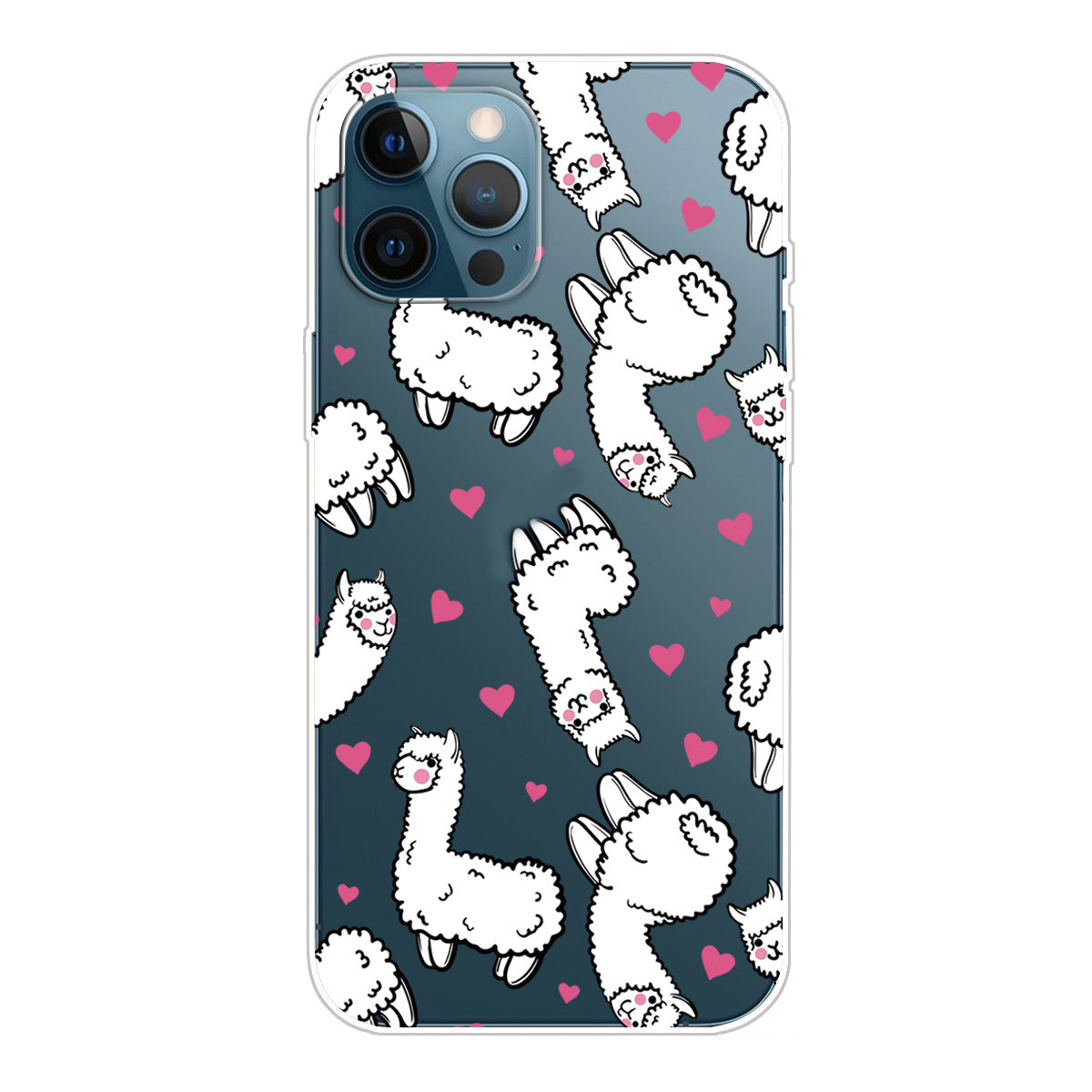 Clear Cute Pattern Printing Design Slim Lightweight Protective Bumper Cover for iPhone 13 Pro Max 6.7 inch