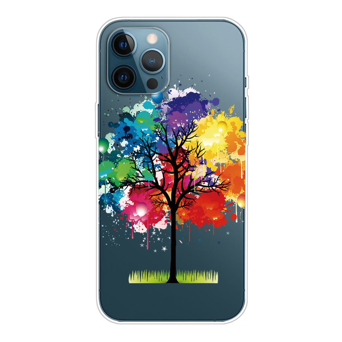 Clear Cute Pattern Printing Design Slim Lightweight Protective Bumper Cover for iPhone 13 Pro Max 6.7 inch