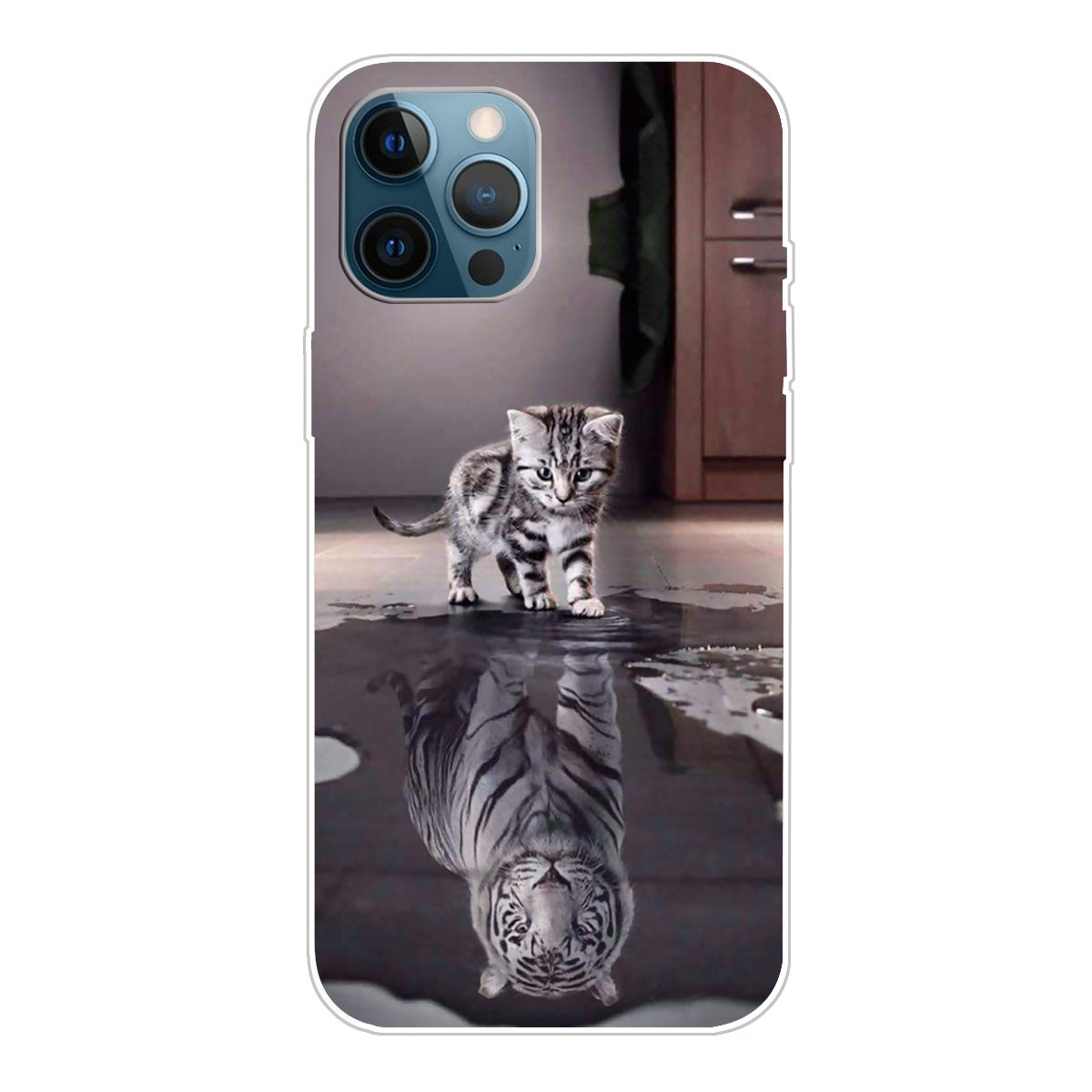 Ultra Slim Pattern Printing Flexible Light Weight TPU Protective Case for iPhone 13 Pro Max 6.7 inch