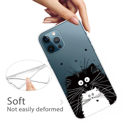 Ultra Slim Pattern Printing Flexible Light Weight TPU Protective Case for iPhone 13 Pro Max 6.7 inch