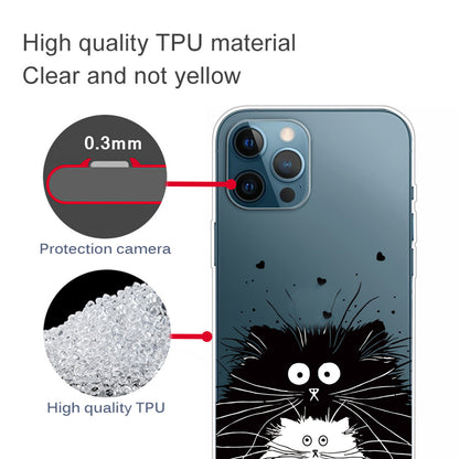 Ultra Slim Pattern Printing Flexible Light Weight TPU Protective Case for iPhone 13 Pro Max 6.7 inch