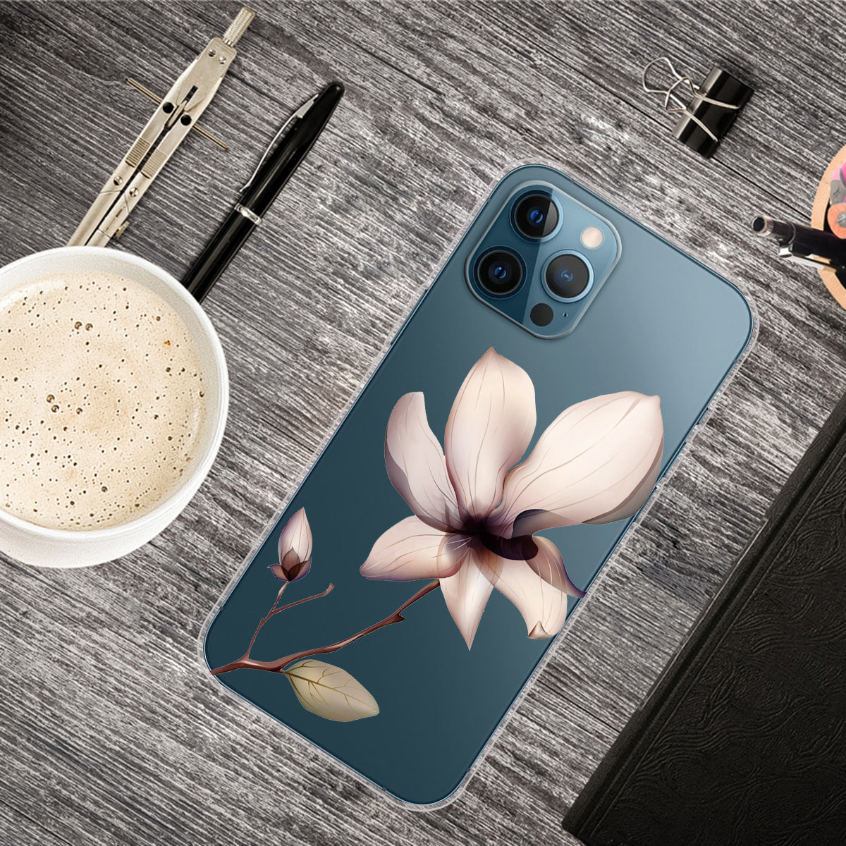 Ultra Slim Pattern Printing Flexible Light Weight TPU Protective Case for iPhone 13 Pro Max 6.7 inch