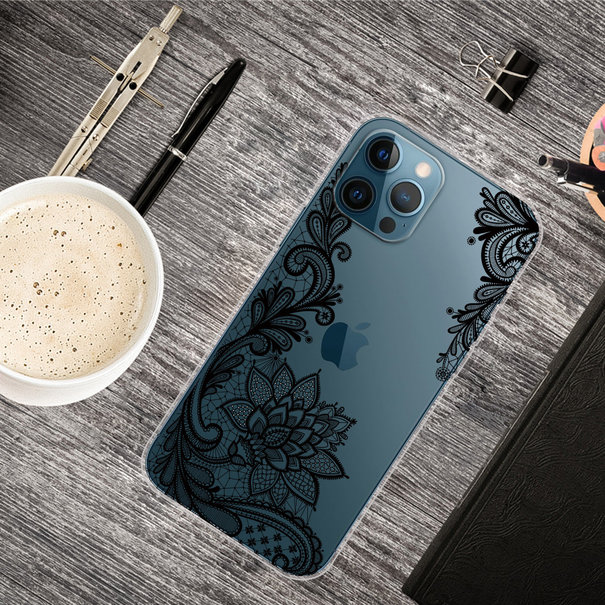 Ultra Slim Pattern Printing Flexible Light Weight TPU Protective Case for iPhone 13 Pro Max 6.7 inch