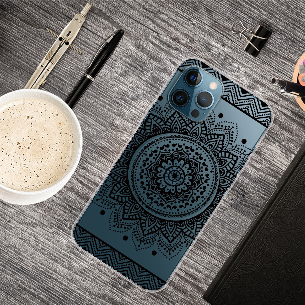 Ultra Slim Pattern Printing Flexible Light Weight TPU Protective Case for iPhone 13 Pro Max 6.7 inch