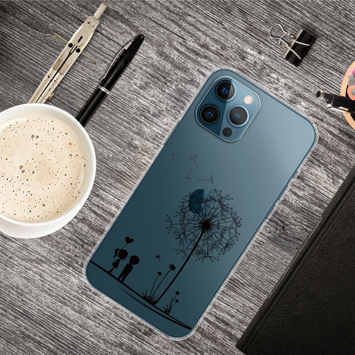 Ultra Slim Pattern Printing Flexible Light Weight TPU Protective Case for iPhone 13 Pro Max 6.7 inch