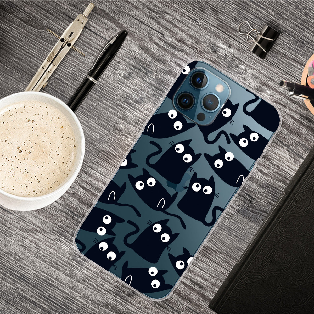 Ultra Slim Pattern Printing Flexible Light Weight TPU Protective Case for iPhone 13 Pro Max 6.7 inch
