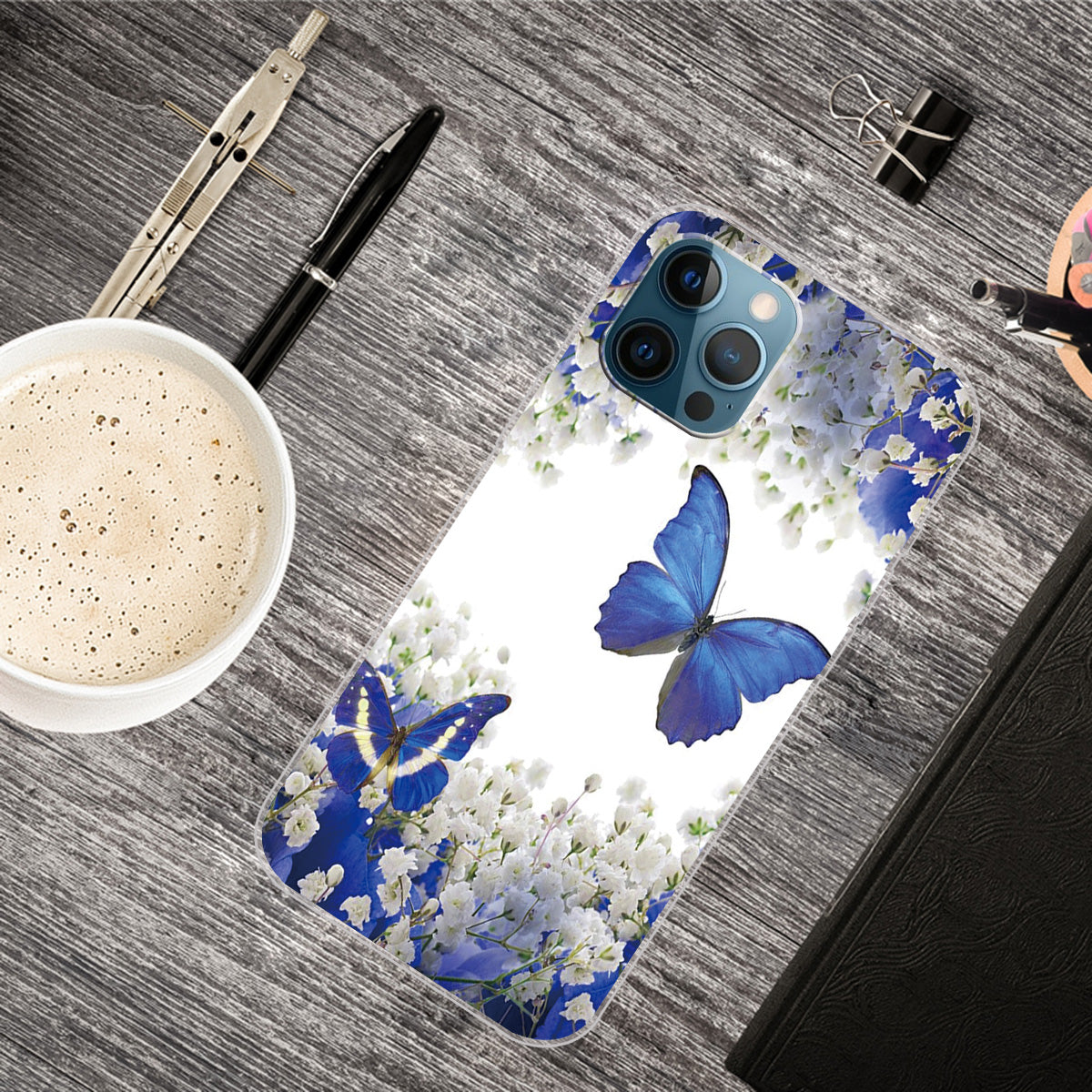 Ultra Slim Pattern Printing Flexible Light Weight TPU Protective Case for iPhone 13 Pro Max 6.7 inch