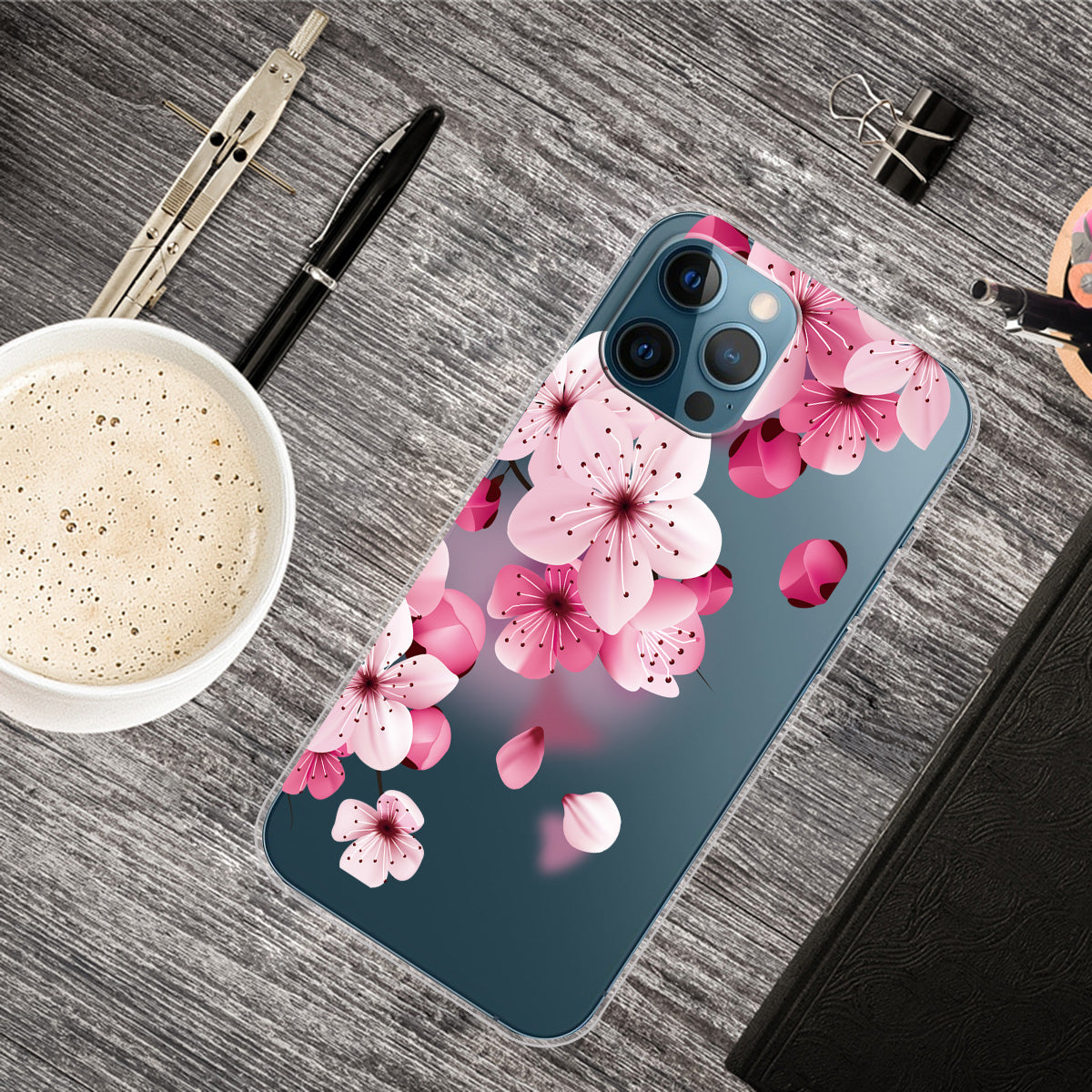 Ultra Slim Pattern Printing Flexible Light Weight TPU Protective Case for iPhone 13 Pro Max 6.7 inch