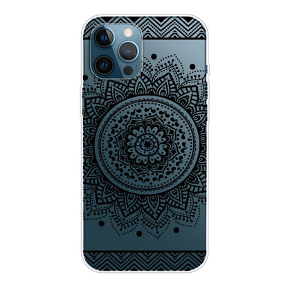 Soft TPU Shock Absorption Slim Pattern Printing Transparent Protective Case for iPhone 13 Pro 6.1 inch