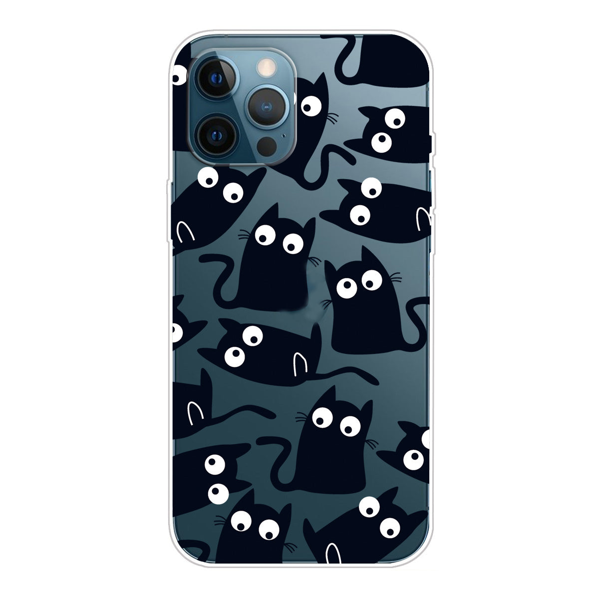 Soft TPU Shock Absorption Slim Pattern Printing Transparent Protective Case for iPhone 13 Pro 6.1 inch