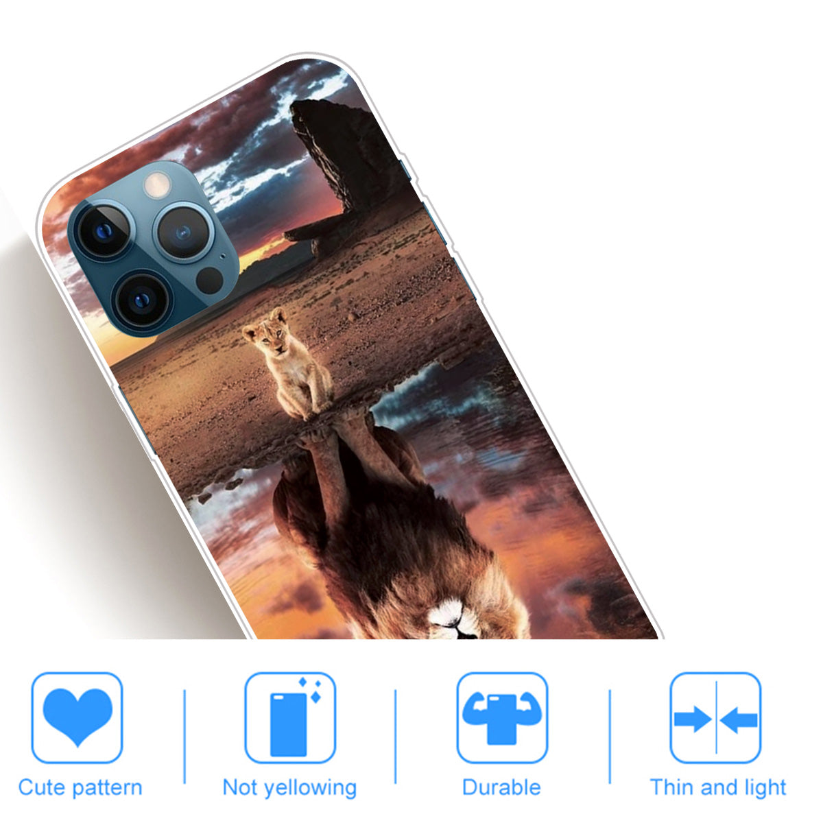Shockproof Anti-Drop Soft TPU Printing Pattern Printing Protective Phone Case for iPhone 13 Pro Max 6.7 inch