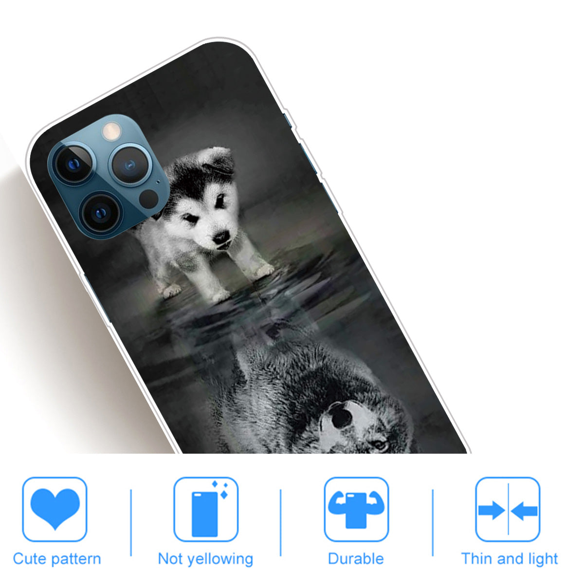 Shockproof Anti-Drop Soft TPU Printing Pattern Printing Protective Phone Case for iPhone 13 Pro Max 6.7 inch