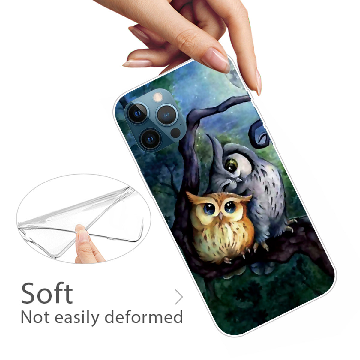 Shockproof Anti-Drop Soft TPU Printing Pattern Printing Protective Phone Case for iPhone 13 Pro Max 6.7 inch