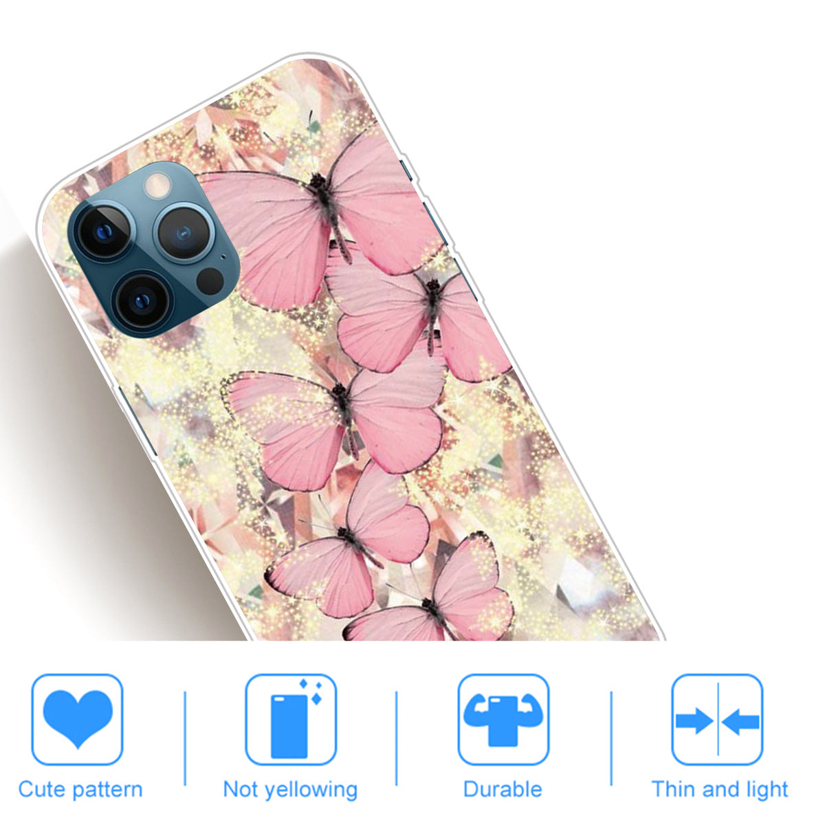 Shockproof Anti-Drop Soft TPU Printing Pattern Printing Protective Phone Case for iPhone 13 Pro Max 6.7 inch