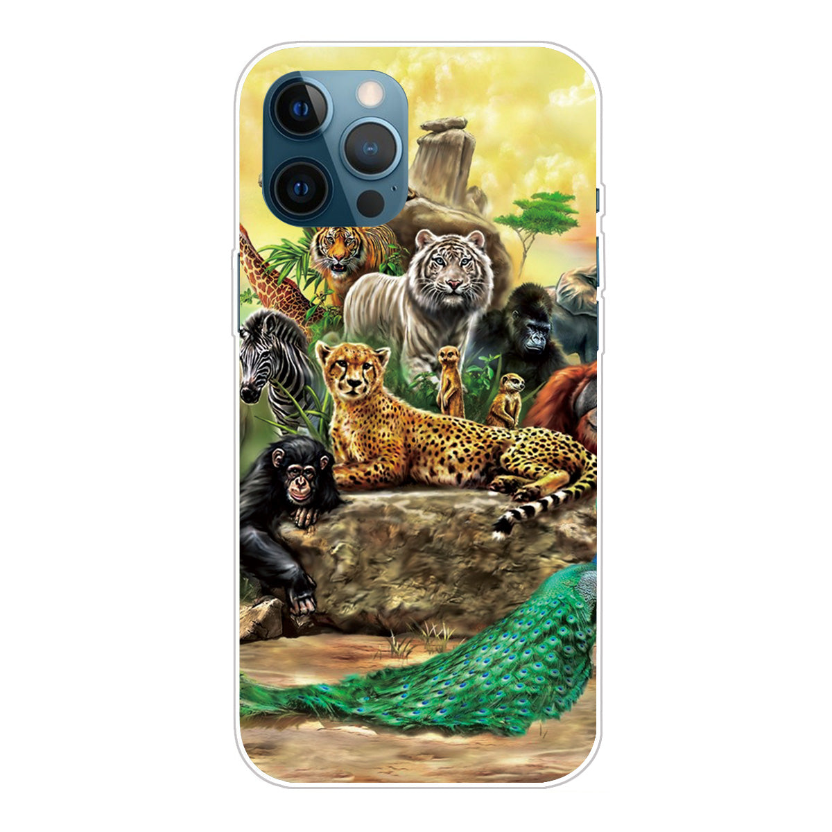 Shockproof Anti-Drop Soft TPU Printing Pattern Printing Protective Phone Case for iPhone 13 Pro Max 6.7 inch