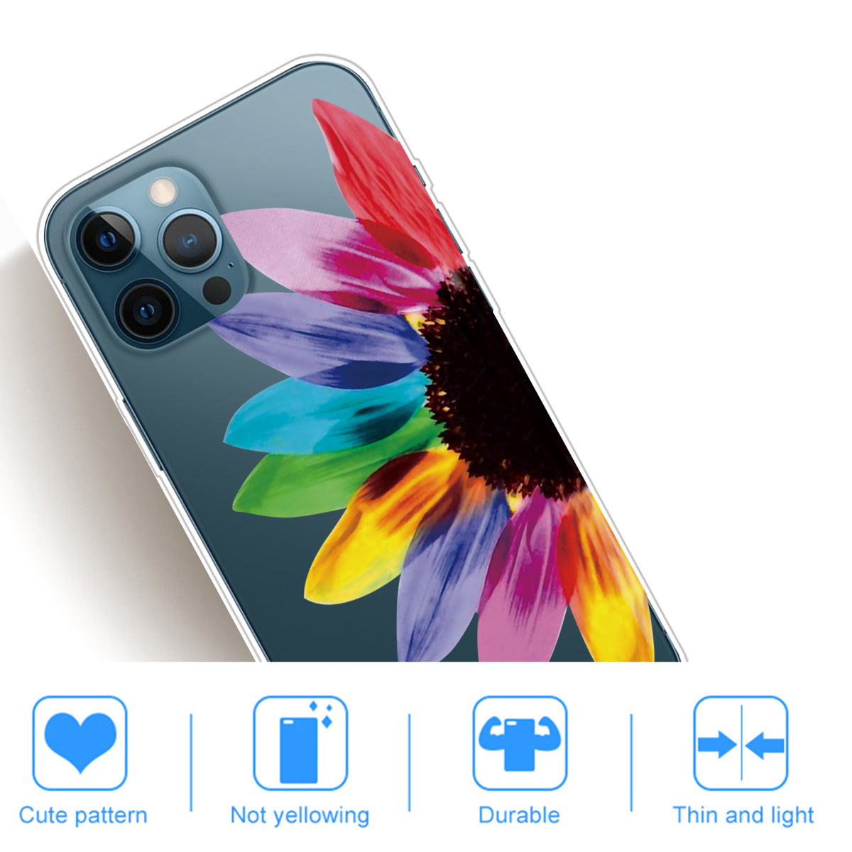 Shockproof Anti-Drop Soft TPU Printing Pattern Printing Protective Phone Case for iPhone 13 Pro Max 6.7 inch