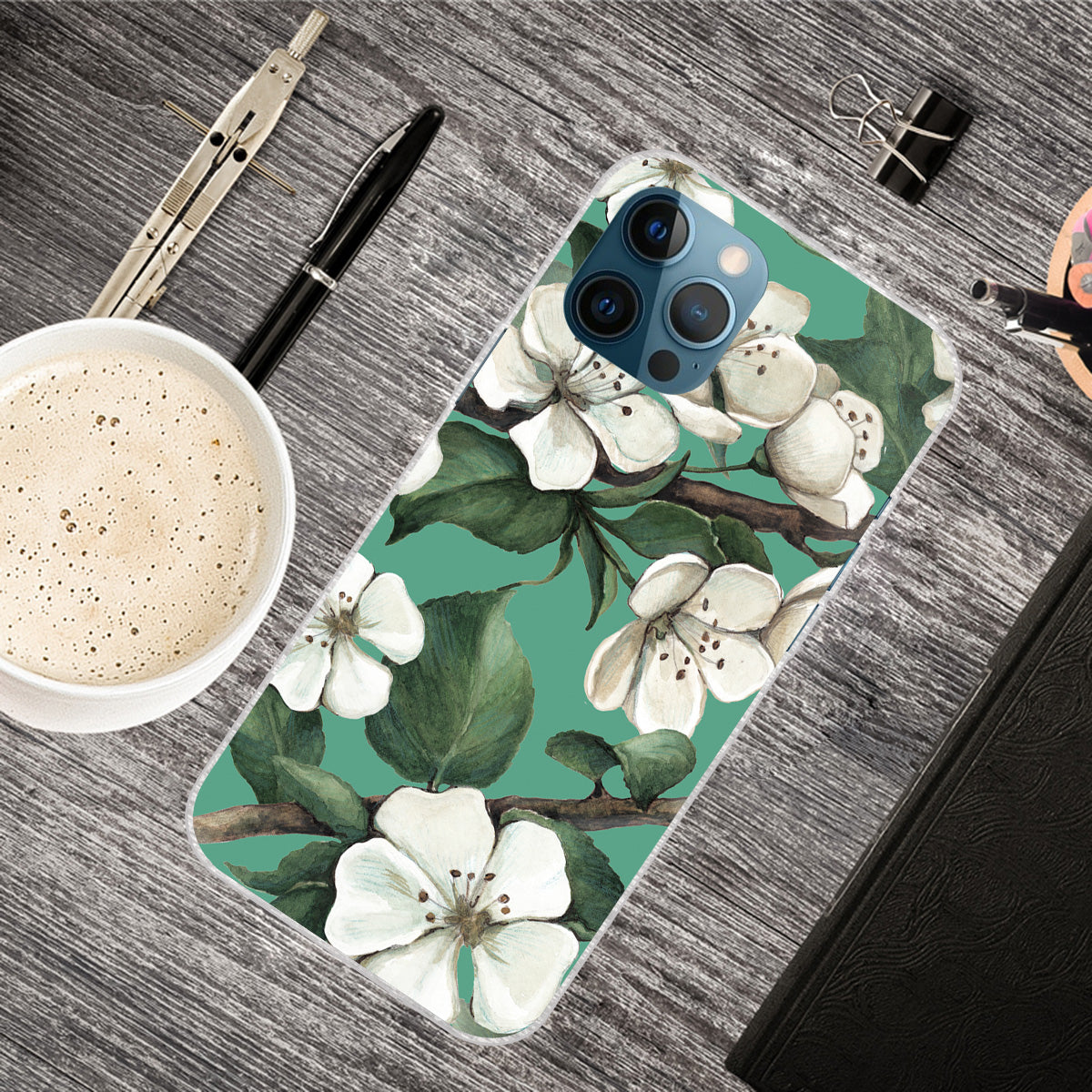 Shockproof Anti-Drop Soft TPU Printing Pattern Printing Protective Phone Case for iPhone 13 Pro Max 6.7 inch