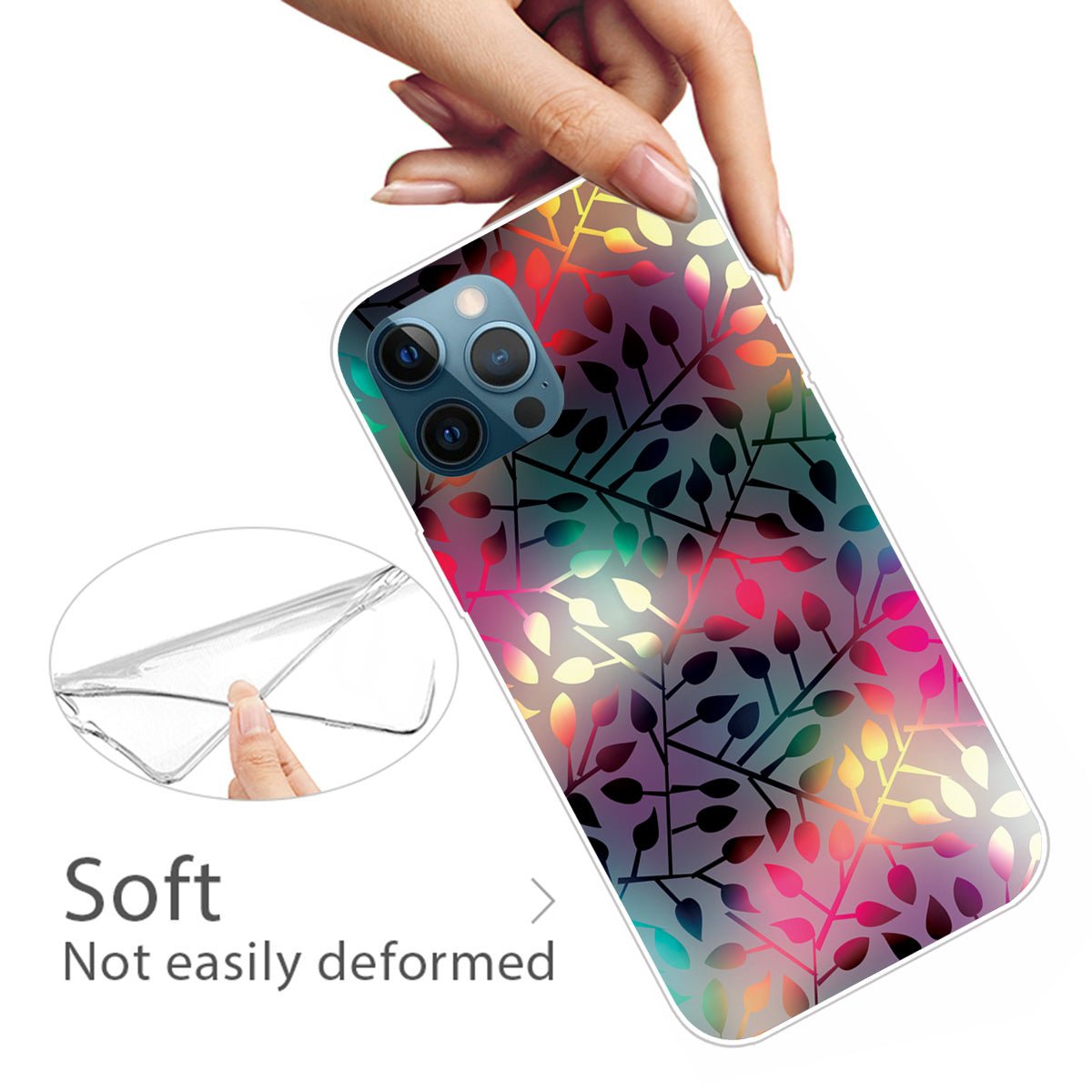Super Fashion 3D Pattern Printing Soft TPU Case Lovely Back Shell for iPhone 13 Pro Max 6.7 inch