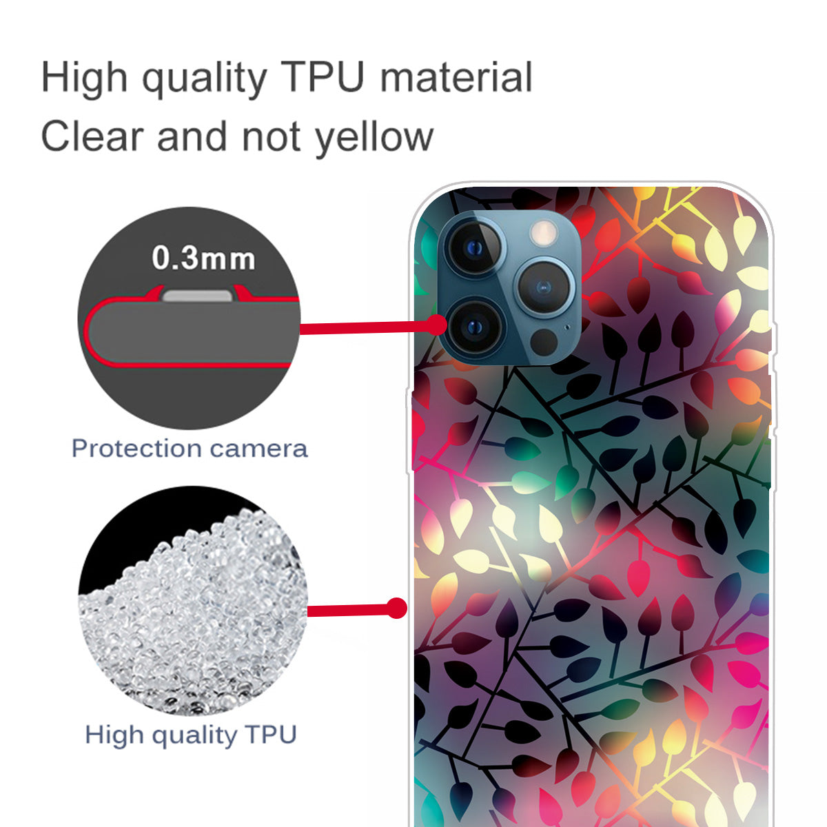 Super Fashion 3D Pattern Printing Soft TPU Case Lovely Back Shell for iPhone 13 Pro Max 6.7 inch