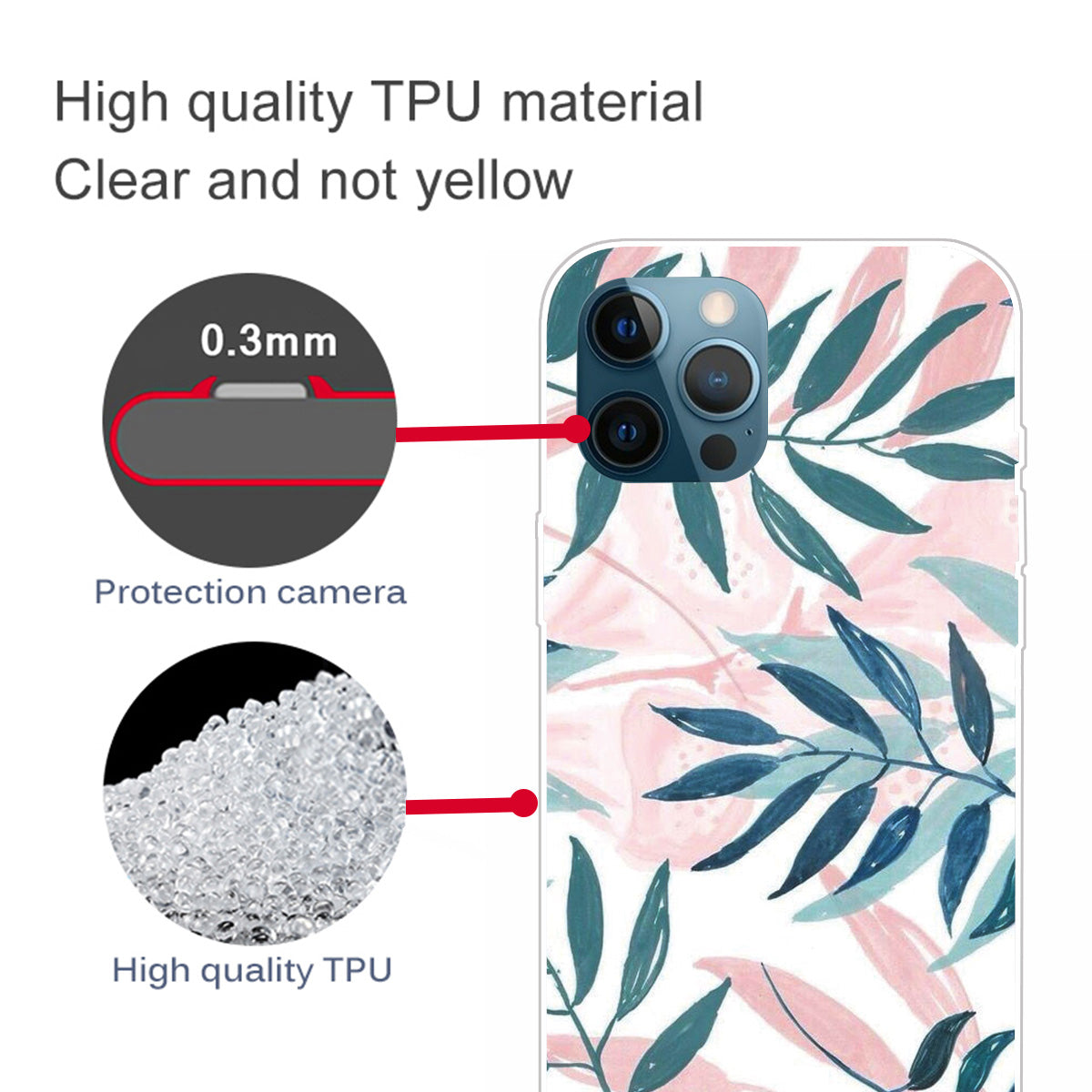 Super Fashion 3D Pattern Printing Soft TPU Case Lovely Back Shell for iPhone 13 Pro Max 6.7 inch