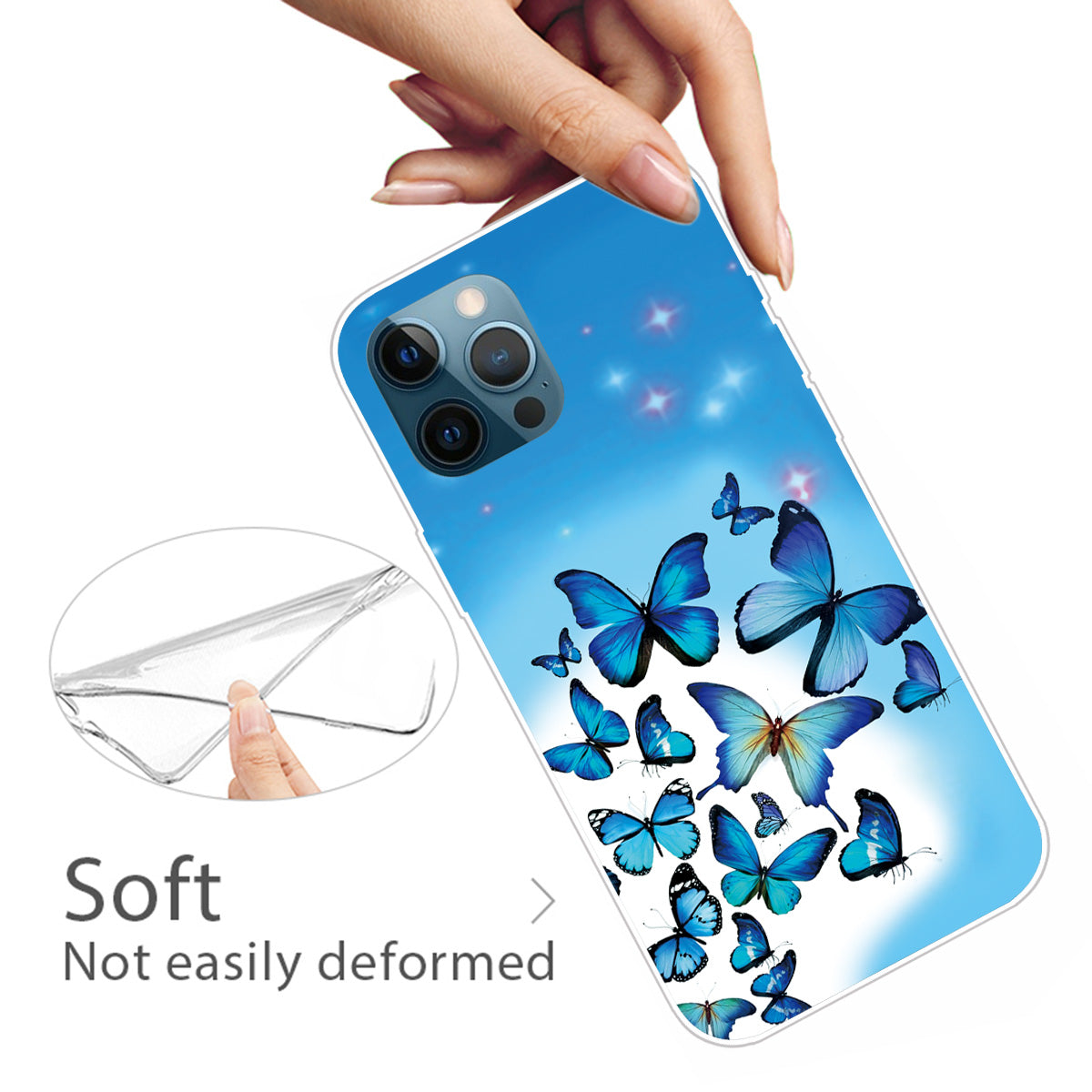 Super Fashion 3D Pattern Printing Soft TPU Case Lovely Back Shell for iPhone 13 Pro Max 6.7 inch