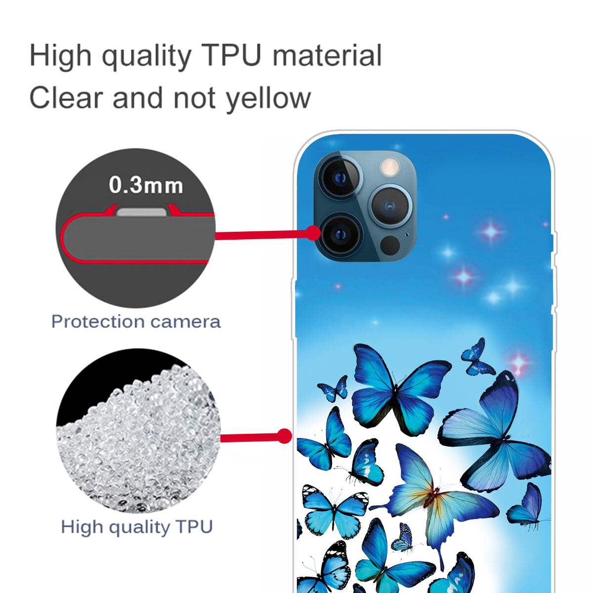 Super Fashion 3D Pattern Printing Soft TPU Case Lovely Back Shell for iPhone 13 Pro Max 6.7 inch
