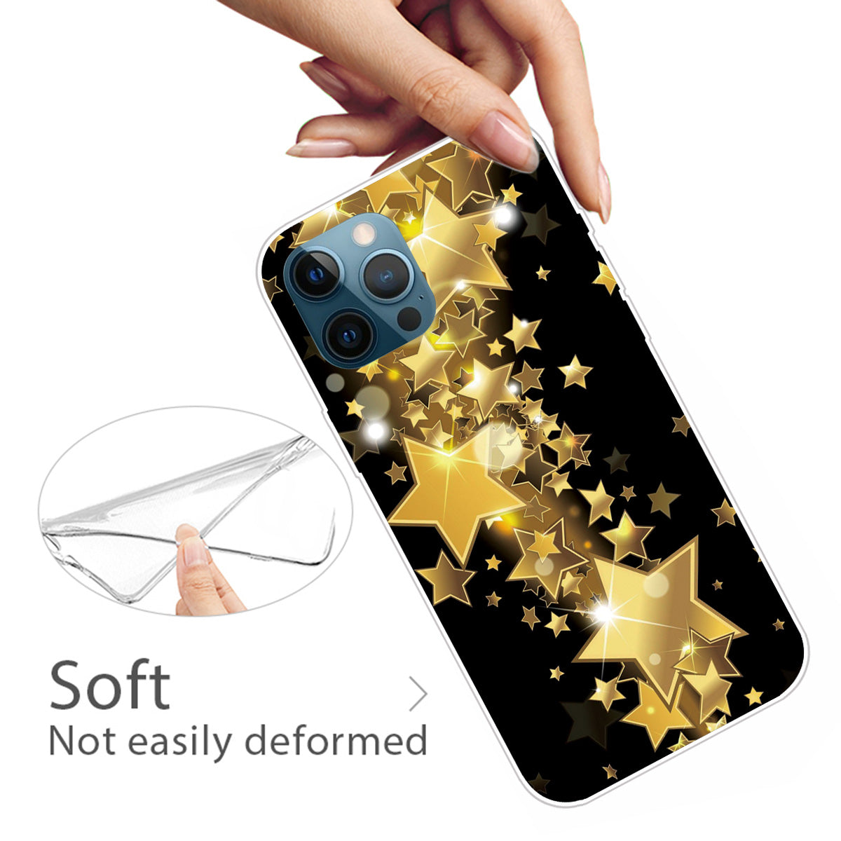 Super Fashion 3D Pattern Printing Soft TPU Case Lovely Back Shell for iPhone 13 Pro Max 6.7 inch