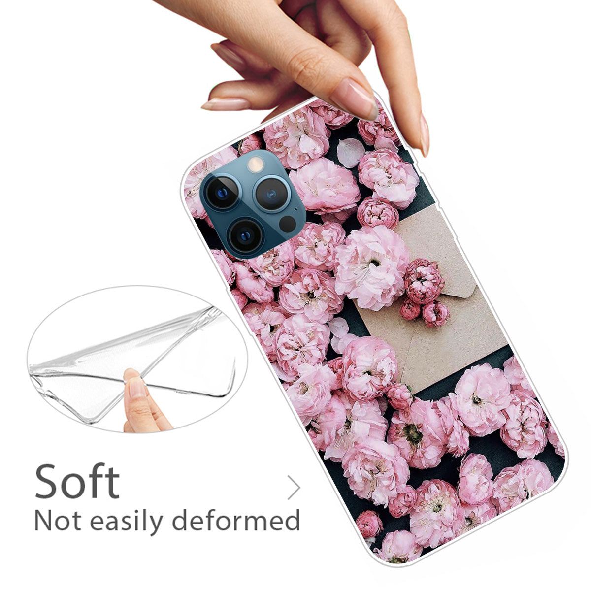 Super Fashion 3D Pattern Printing Soft TPU Case Lovely Back Shell for iPhone 13 Pro Max 6.7 inch