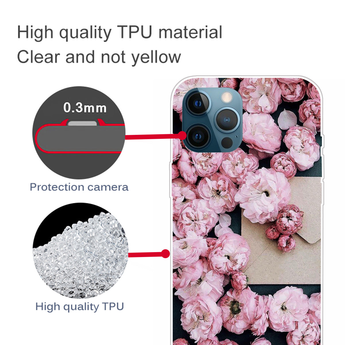 Super Fashion 3D Pattern Printing Soft TPU Case Lovely Back Shell for iPhone 13 Pro Max 6.7 inch