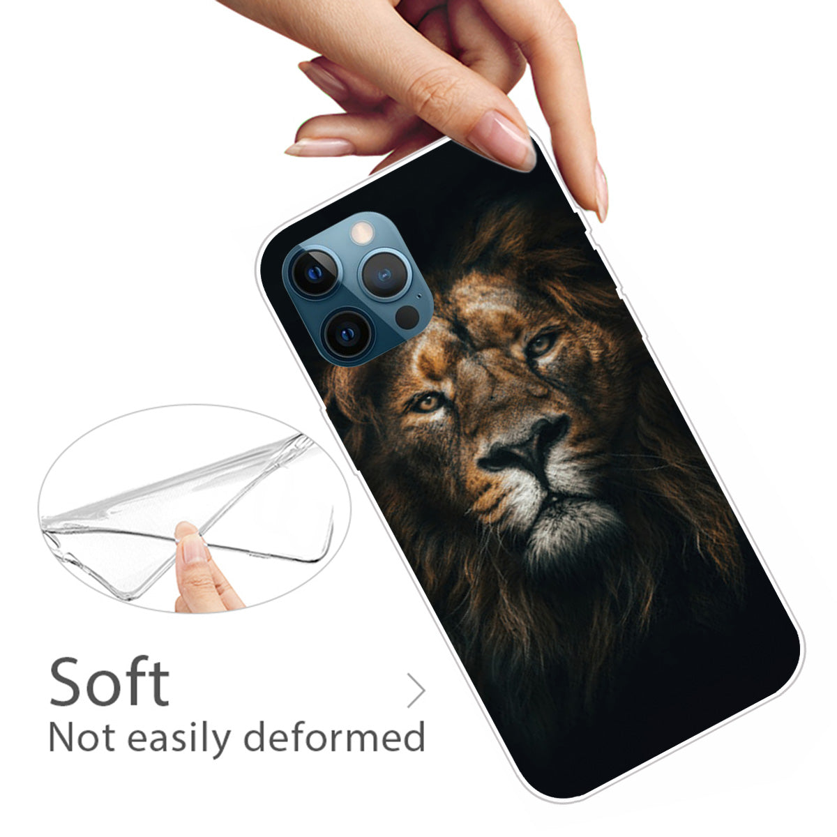 Super Fashion 3D Pattern Printing Soft TPU Case Lovely Back Shell for iPhone 13 Pro Max 6.7 inch