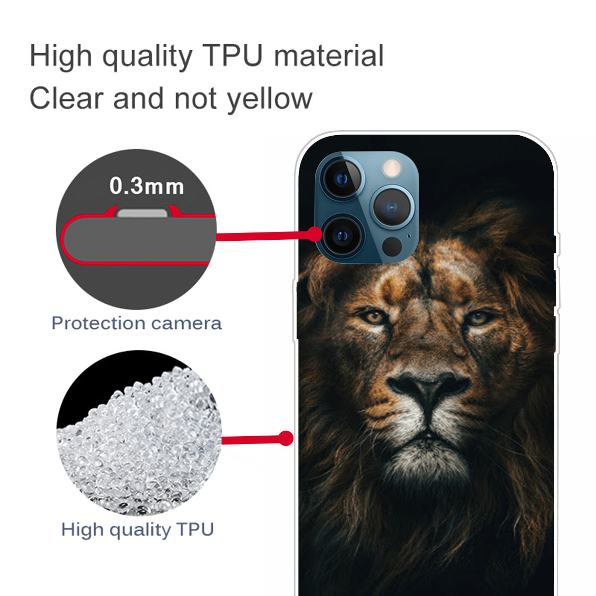 Super Fashion 3D Pattern Printing Soft TPU Case Lovely Back Shell for iPhone 13 Pro Max 6.7 inch