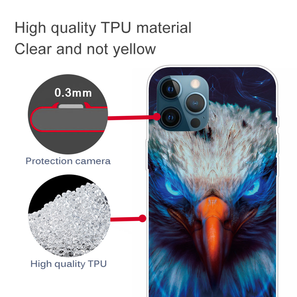 Super Fashion 3D Pattern Printing Soft TPU Case Lovely Back Shell for iPhone 13 Pro Max 6.7 inch