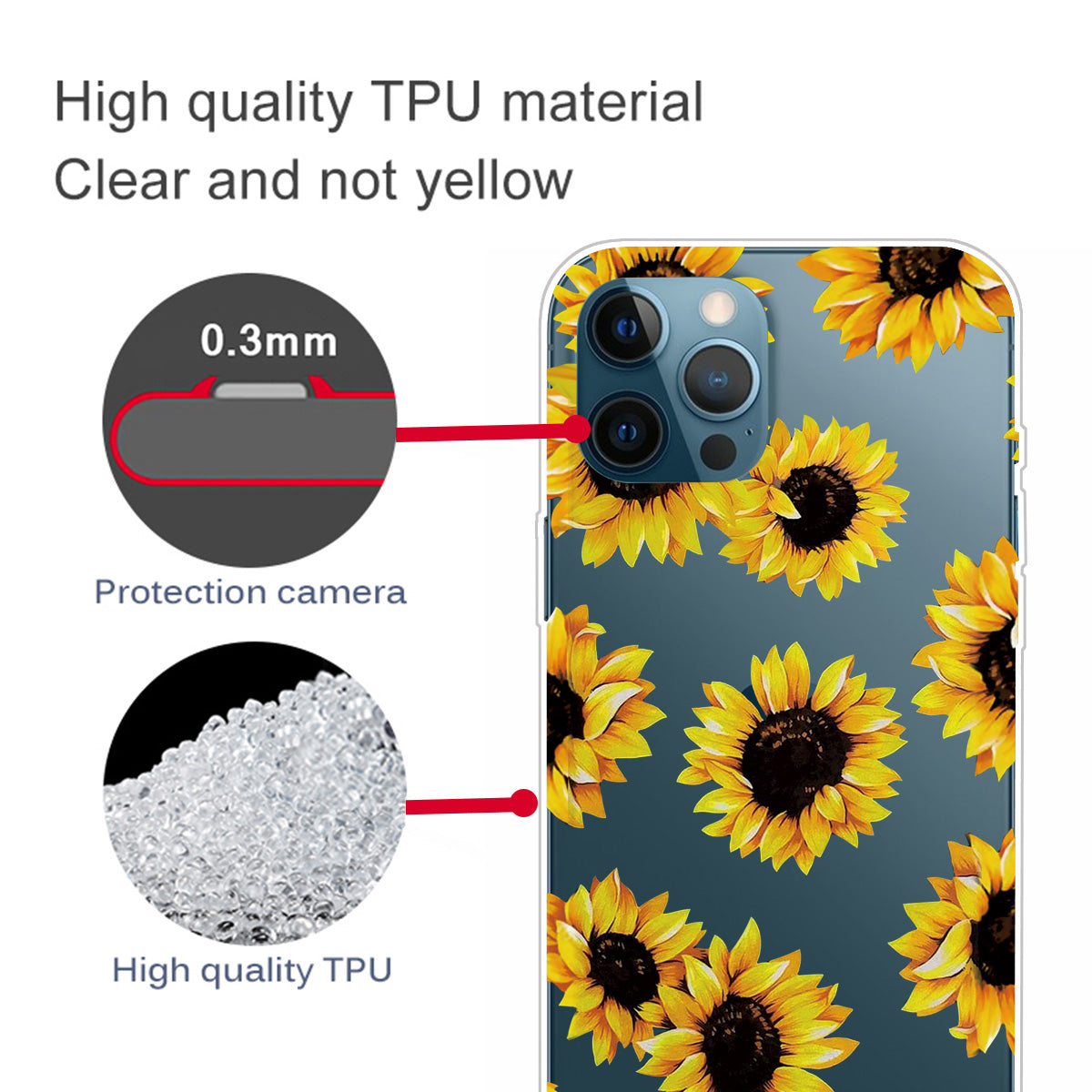 Super Fashion 3D Pattern Printing Soft TPU Case Lovely Back Shell for iPhone 13 Pro Max 6.7 inch