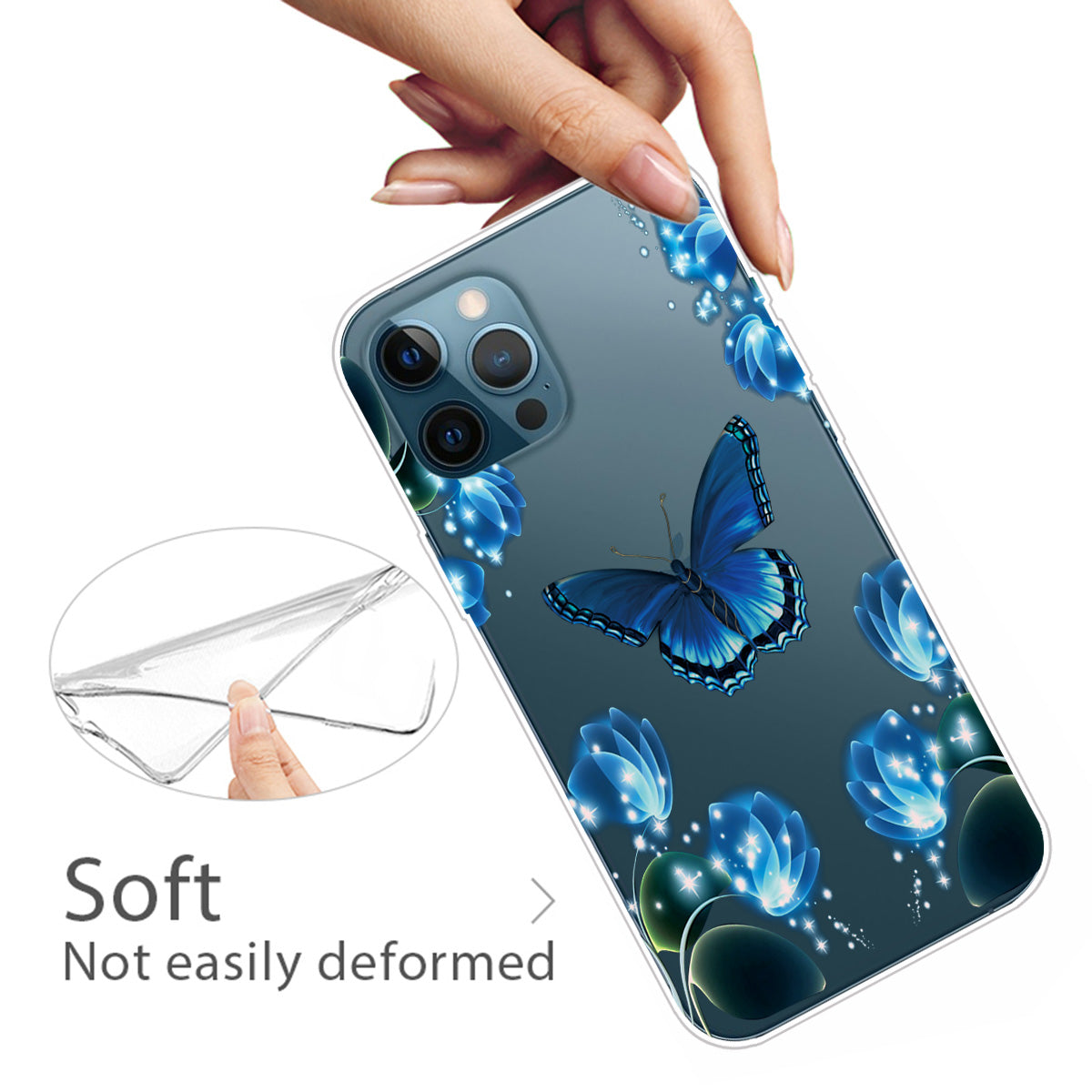 Super Fashion 3D Pattern Printing Soft TPU Case Lovely Back Shell for iPhone 13 Pro Max 6.7 inch