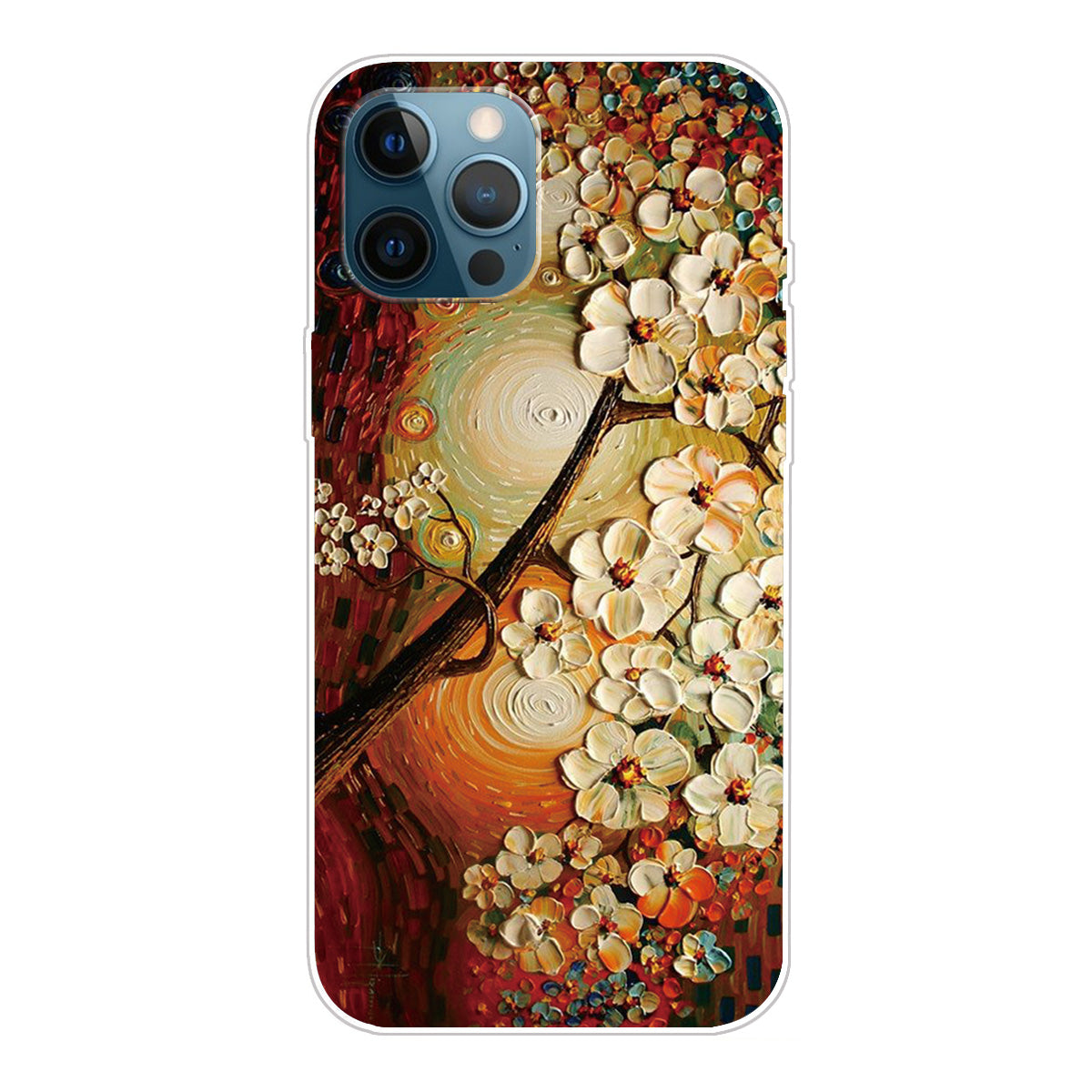 Pattern Printing IMD Workmanship TPU Back Case for iPhone 13 Pro 6.1-inch