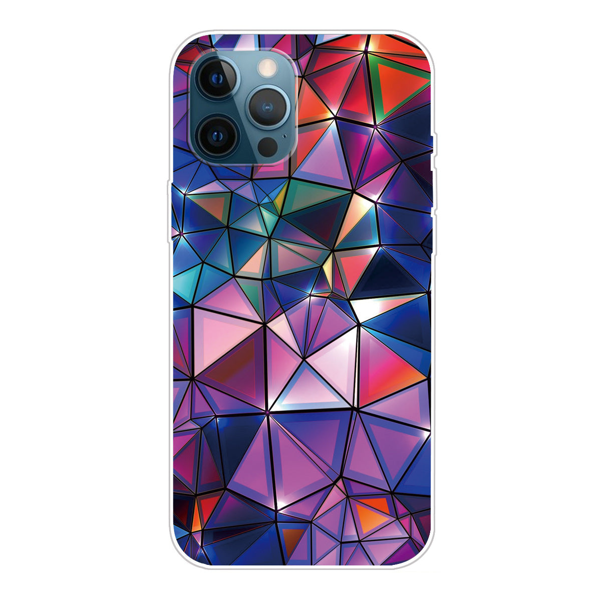Pattern Printing IMD Workmanship TPU Back Case for iPhone 13 Pro 6.1-inch