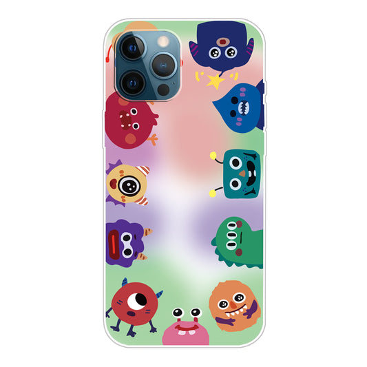 Pattern Printing IMD Workmanship TPU Back Case for iPhone 13 Pro 6.1-inch