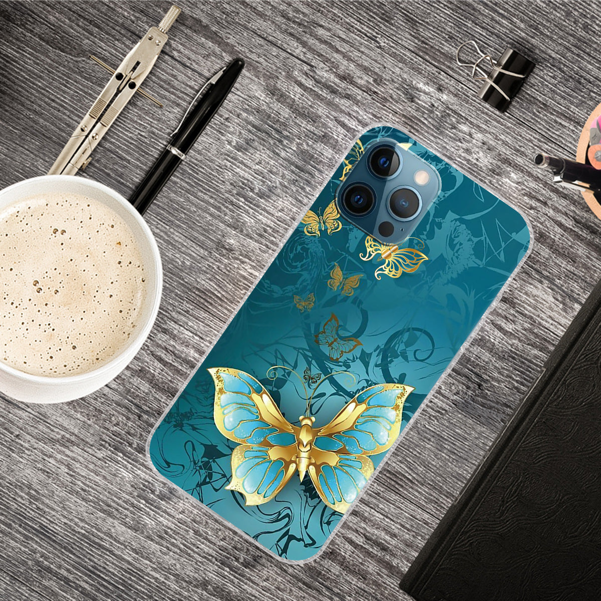 Pattern Printing IMD TPU Phone Cover Case for iPhone 13 Pro Max 6.7-inch