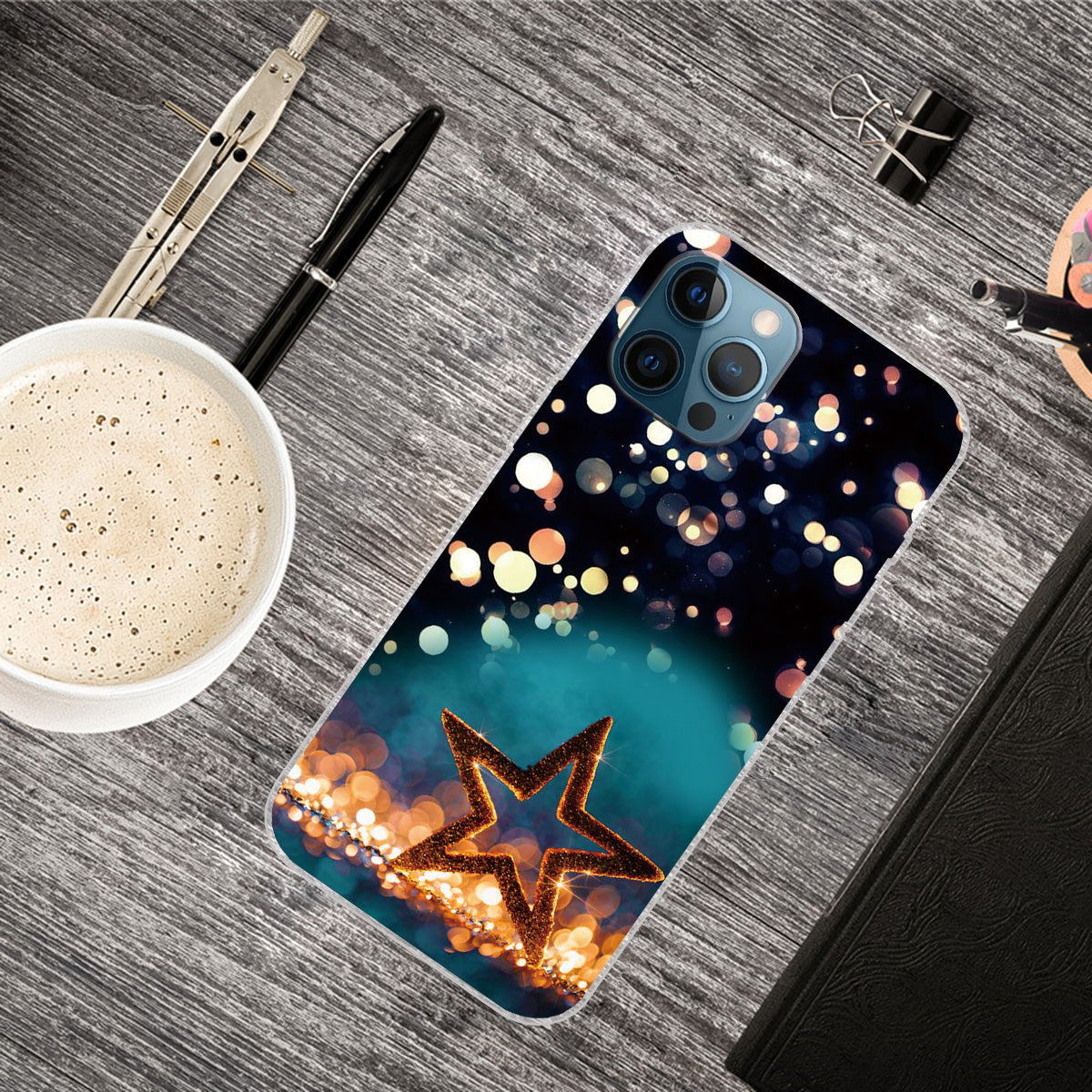Pattern Printing IMD TPU Phone Cover Case for iPhone 13 Pro Max 6.7-inch