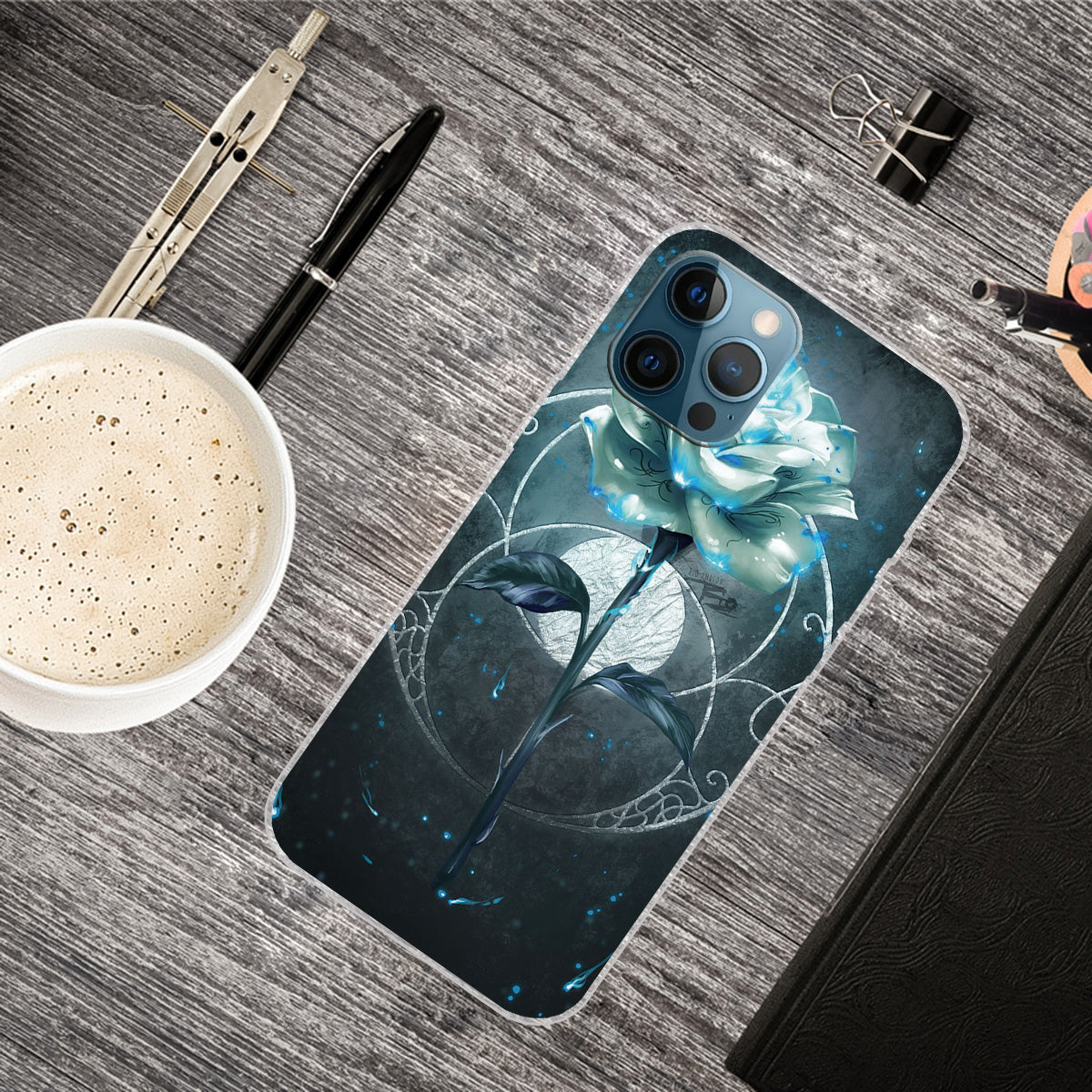 Pattern Printing IMD TPU Phone Cover Case for iPhone 13 Pro Max 6.7-inch